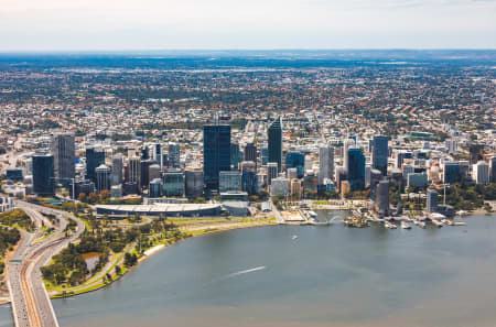 Aerial Image of PERTH CBD
