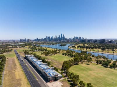 Aerial Image of ALBERT PARK