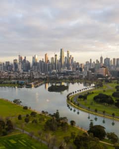 Aerial Image of ALBERT PARK