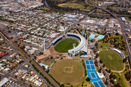 Aerial Image of GMHBA STADIUM