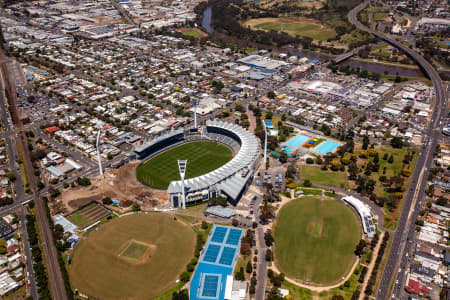 Aerial Image of GMHBA STADIUM