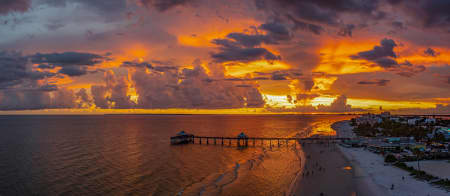 Aerial Image of FORT MYERS BEACH