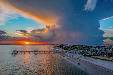 Aerial Image of FORT MYERS BEACH