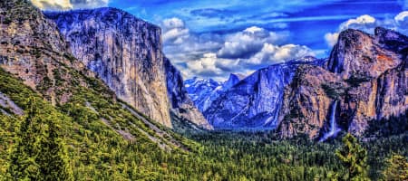 Aerial Image of YOSEMITE VALLEY PANORAMIC, CA